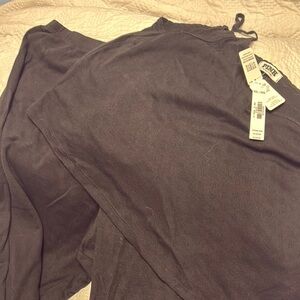 Pink Black Loungewear Set